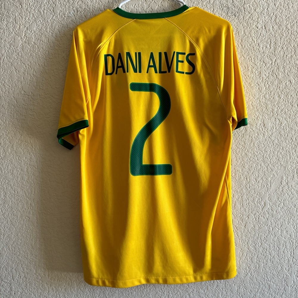 2014-15 Brazil Home #2 Dani Alves Nike Medium